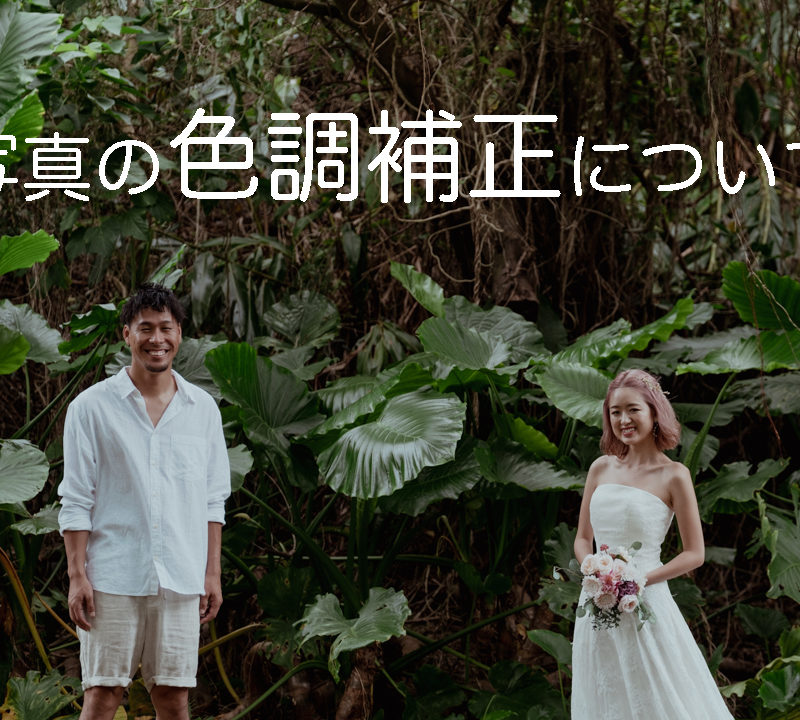 沖縄県宮古島でのフォトウェディング写真（緑イメージ）