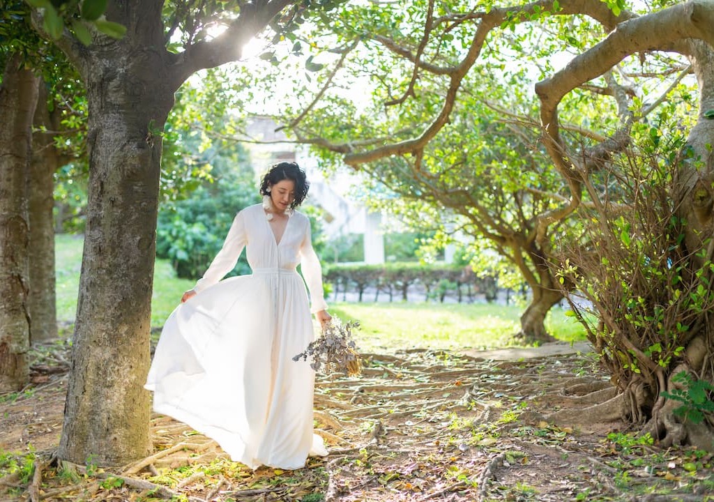 沖縄県うるま市の「石川公園」でのブライダルフォト