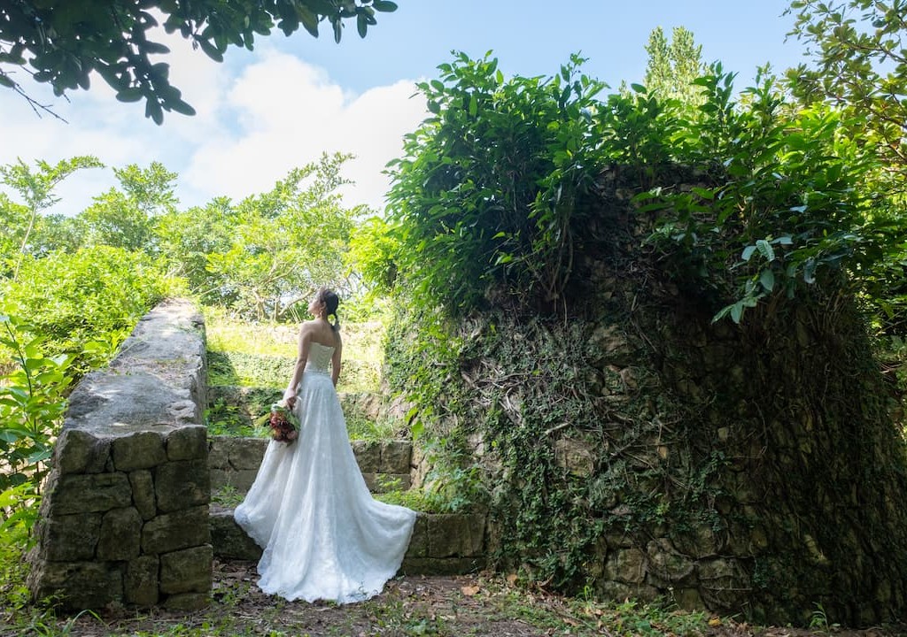 沖縄県うるま市の「石川公園」でのブライダルフォト