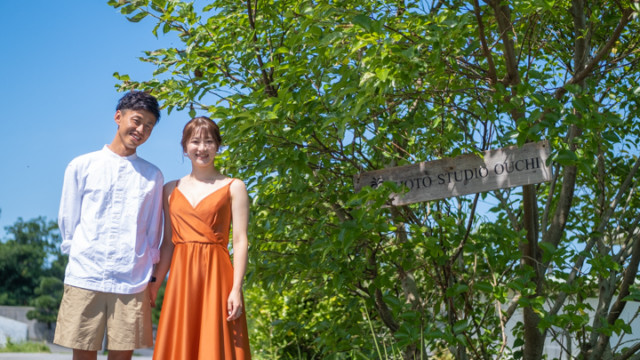 沖縄県恩納村のフォトウェディング(ビーチフォト)