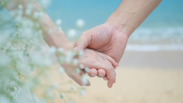 沖縄県恩納村のフォトウェディング(ビーチフォト)