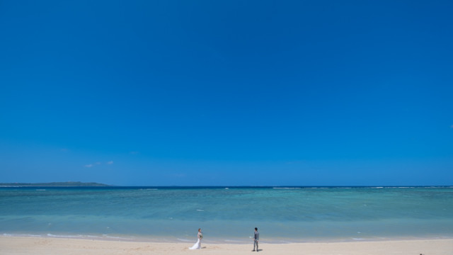 宮古島でのフォトウェディング(長北海岸)