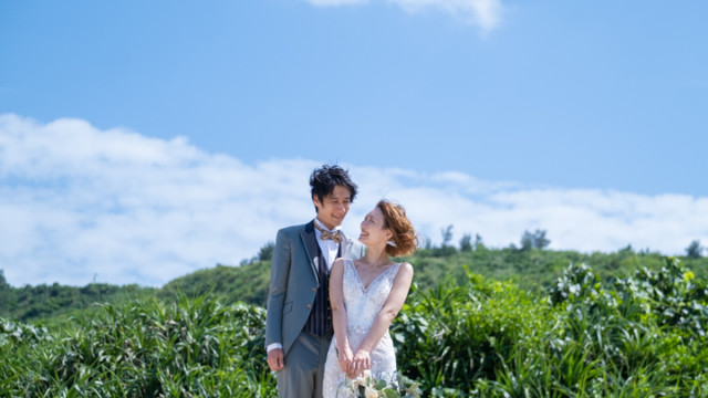 宮古島でのフォトウェディング(長北海岸)