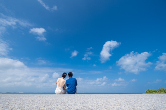 沖縄フォトウェディング(あやはし海中道路)
