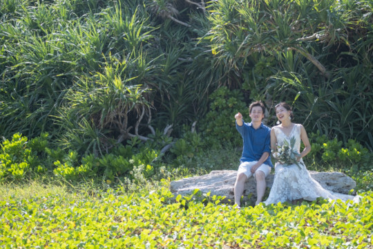 沖縄フォトウェディング(ムルク浜)