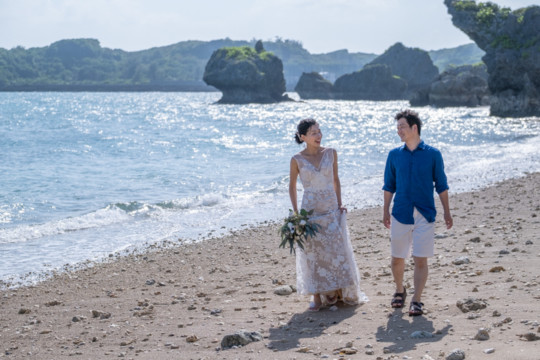 沖縄フォトウェディング(ムルク浜)