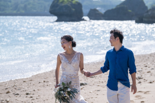 沖縄フォトウェディング(ムルク浜)