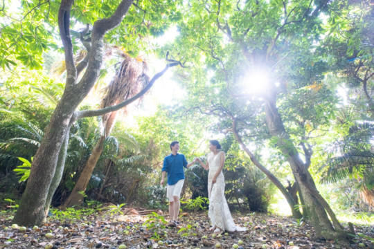 沖縄フォトウェディング(東の御嶽)