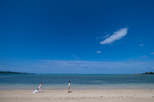 沖縄フォトウェディング(仲泊海岸)