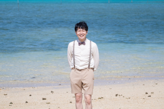 沖縄フォトウェディング(仲泊海岸)