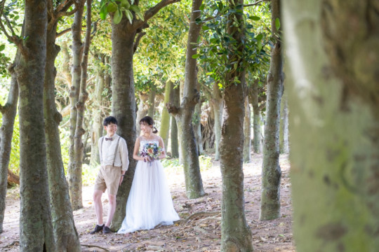 沖縄フォトウェディング(石川公園)