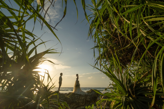 沖縄フォトウェディング(サンセット撮影)