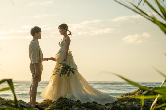 沖縄フォトウェディング(サンセット撮影)