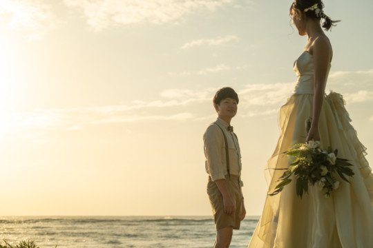 沖縄フォトウェディング(サンセット撮影)