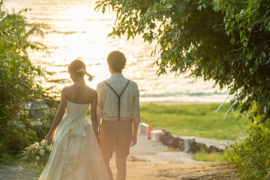 沖縄フォトウェディング(サンセット撮影)