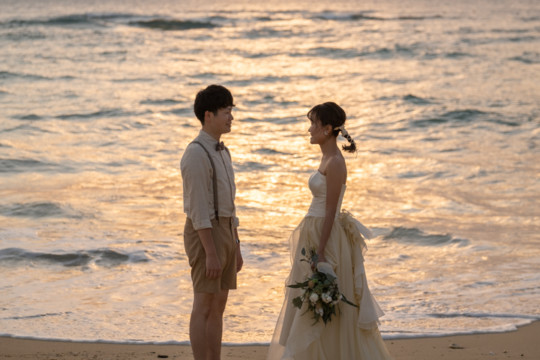 沖縄フォトウェディング(サンセット撮影)