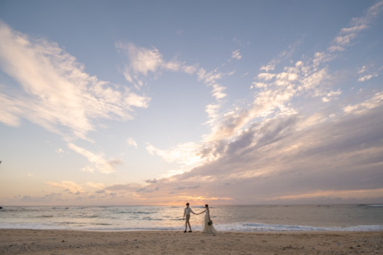 沖縄フォトウェディング(サンセット撮影)