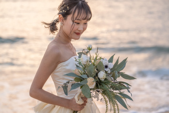 沖縄フォトウェディング(サンセット撮影)