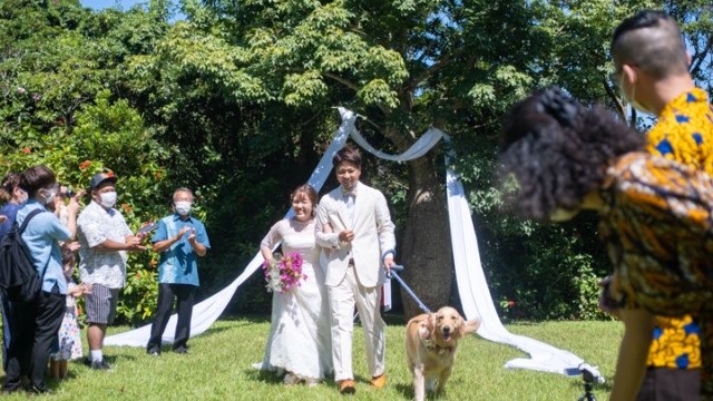 沖縄リゾートウェディング(森の中の結婚式)