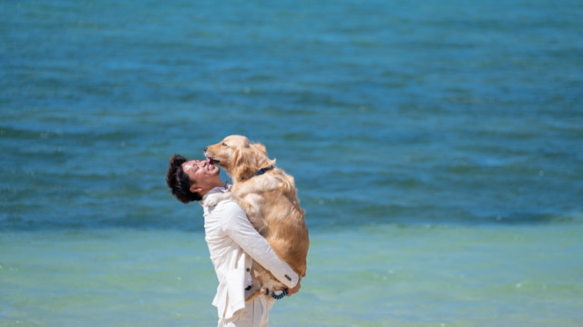 沖縄フォトウェディングのビーチフォト