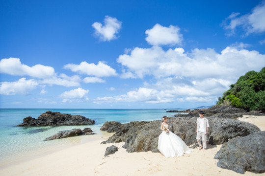 沖縄フォトウェディング(希望ヶ丘ビーチ)