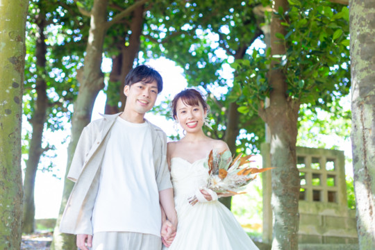 沖縄フォトウェディング(石川公園)