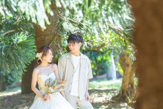 沖縄フォトウェディング(石川公園)
