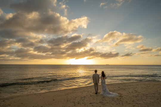 沖縄フォトウェディング(サンセット)