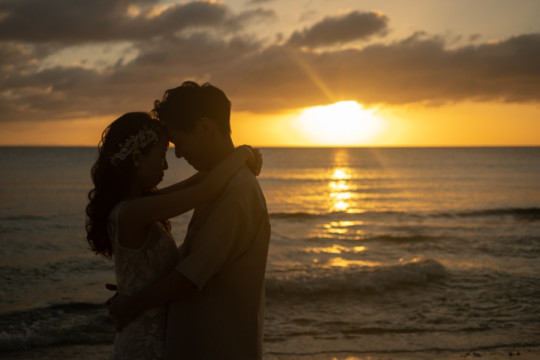 沖縄フォトウェディング(サンセット)