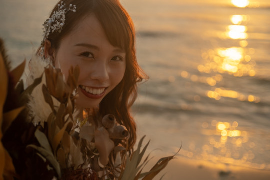 沖縄フォトウェディング(サンセット)