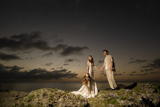 沖縄フォトウェディング(サンセット)