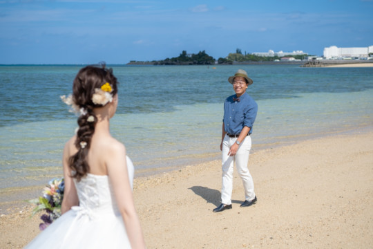 沖縄フォトウェディング(仲泊ビーチ)
