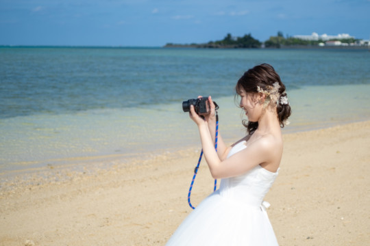 沖縄フォトウェディング(仲泊ビーチ)
