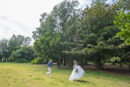沖縄フォトウェディング(石川公園)