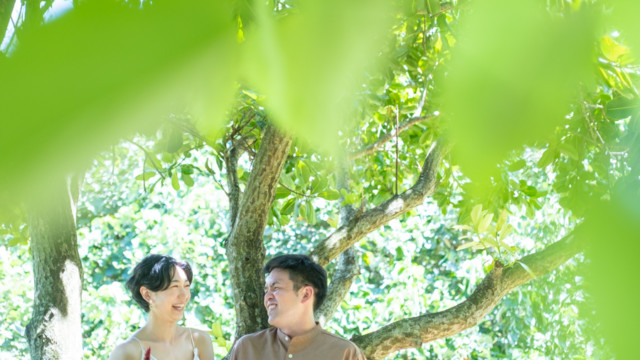 石川公園でのフォトウェディング