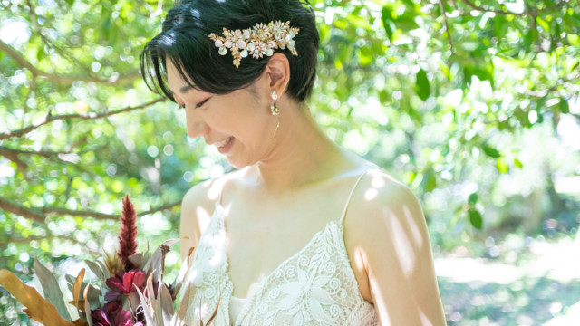 石川公園でのフォトウェディング