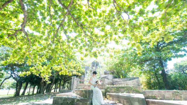 石川公園でのフォトウェディング