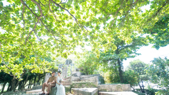 石川公園でのフォトウェディング