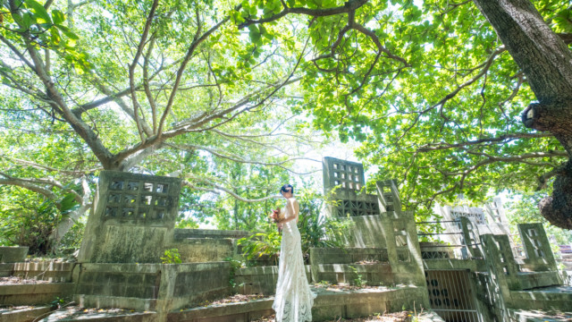 石川公園でのフォトウェディング