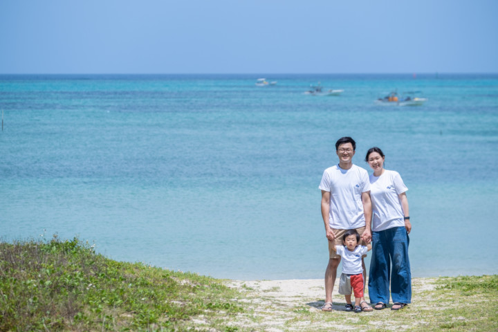 沖縄ファミリーフォト(仲泊海岸 )
