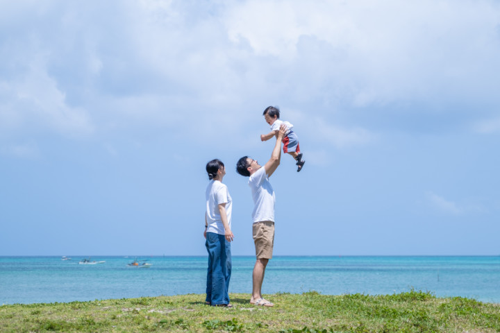 沖縄ファミリーフォト(仲泊海岸 )