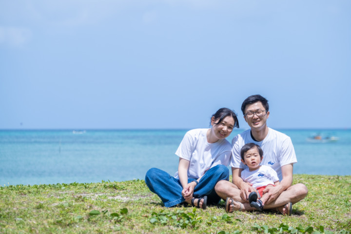 沖縄ファミリーフォト(仲泊海岸 )