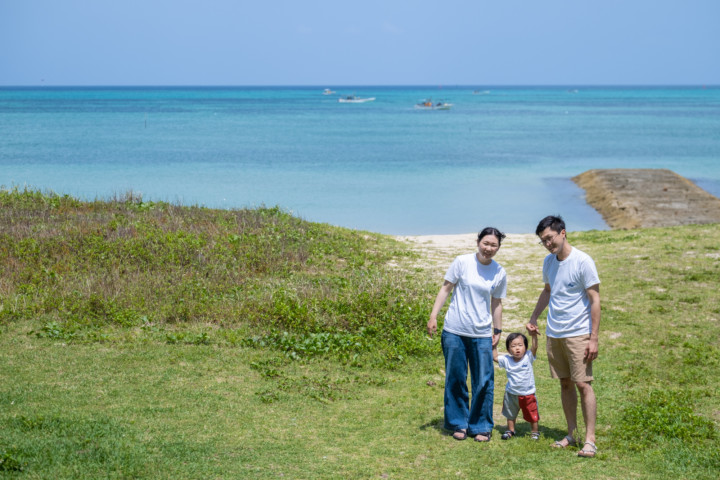 沖縄ファミリーフォト(仲泊海岸 )
