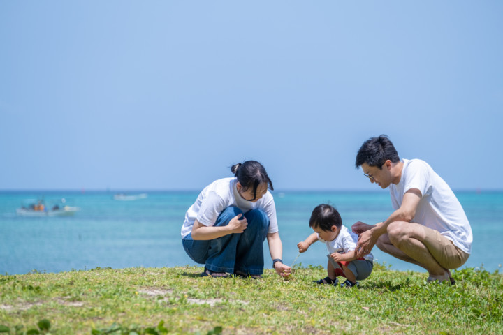 沖縄ファミリーフォト(仲泊海岸 )