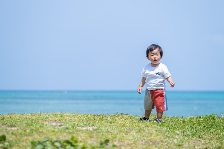 沖縄ファミリーフォト(仲泊海岸 )
