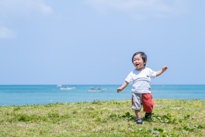 沖縄ファミリーフォト(仲泊海岸 )