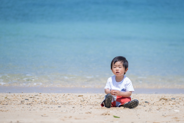 沖縄ファミリーフォト(仲泊海岸 )