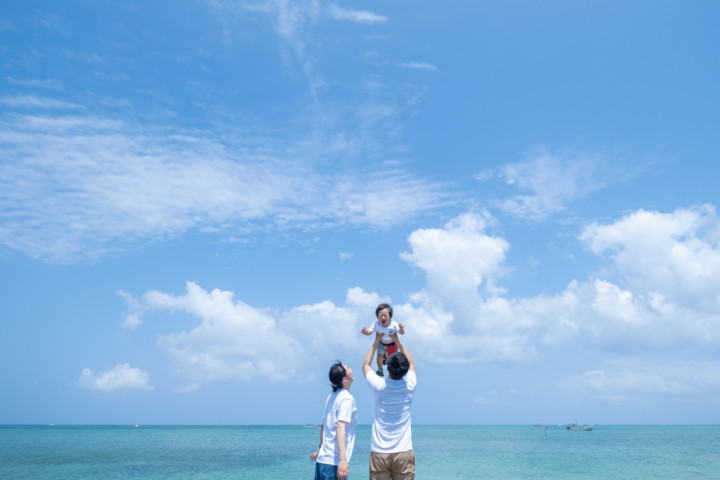 沖縄ファミリーフォト(仲泊海岸 )