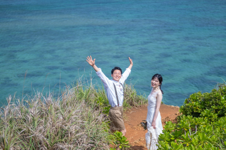 沖縄フォトウェディング(ざねー浜)