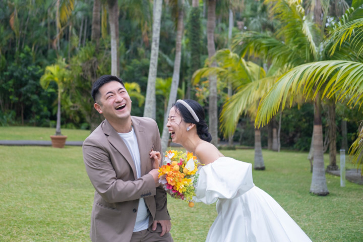 沖縄フォトウェディング(東南植物楽園)